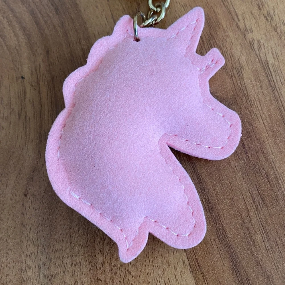 ❤️ Unicorn Rhinestone Keychain Bag Charm